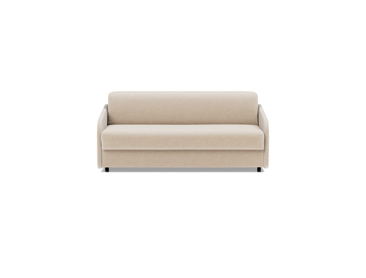 Canapea extensibila Eivor Spring Mattress 140x195cm, tesatura la alegere #material_410-esina-almond
