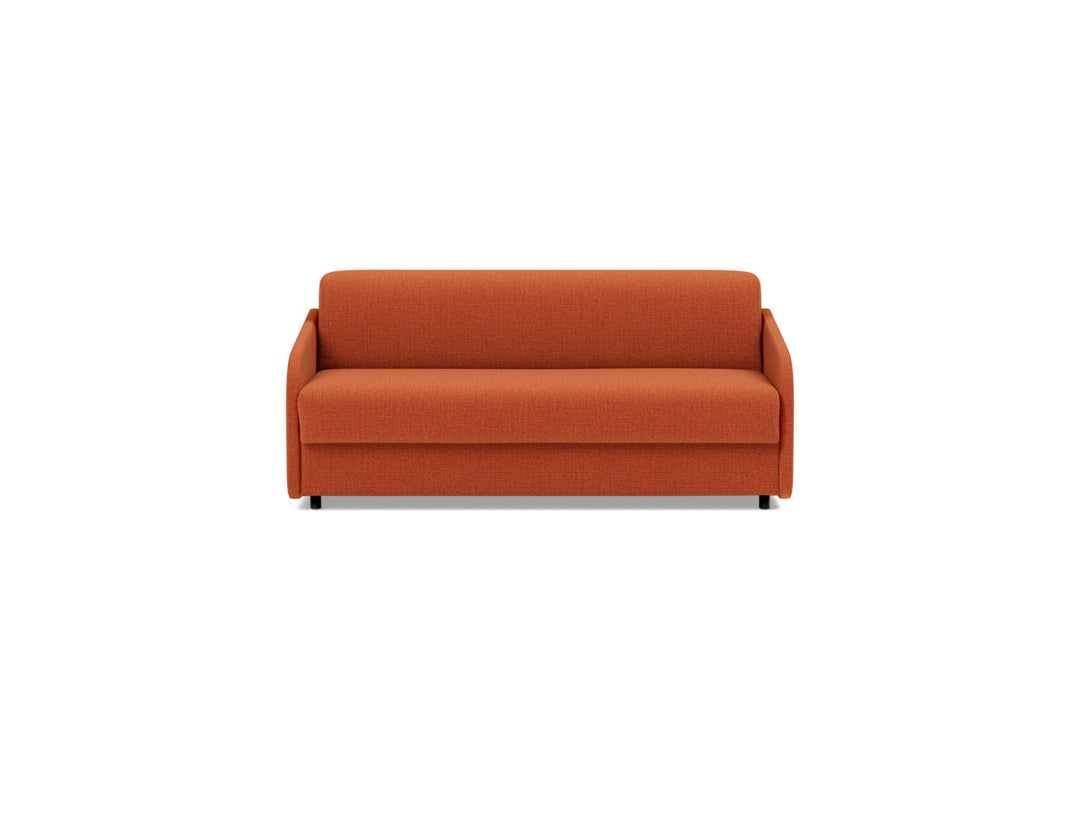 Canapea extensibila Eivor Spring Mattress 140x195cm, tesatura la alegere #material_412-esina-rust-orange
