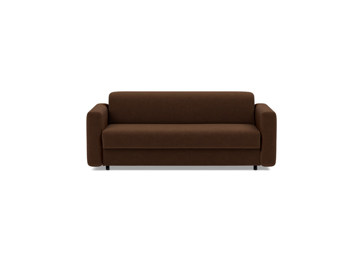 Canapea extensibila Killian, saltea Spring Mattress 140x195 cm, tesatura la alegere #material_359-taura-cappuccino