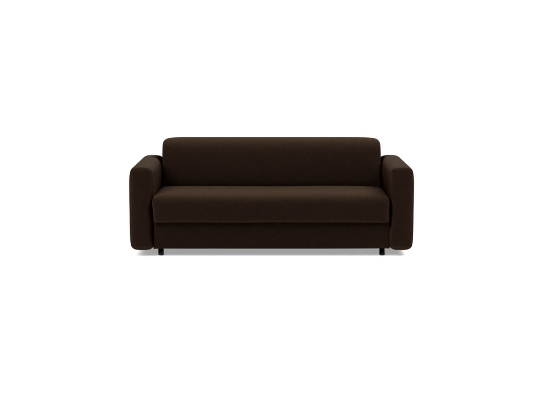 Canapea extensibila Killian, saltea Spring Mattress 140x195 cm, tesatura la alegere #material_358-taura-chocco