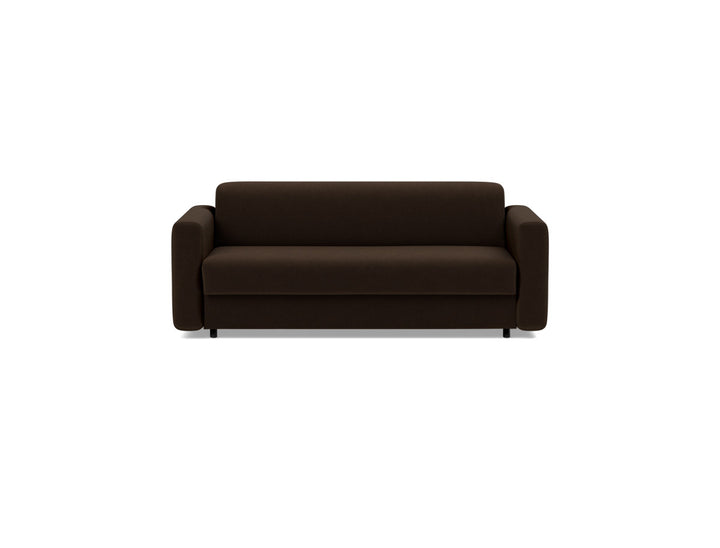 Canapea extensibila Killian, saltea Spring Mattress 140x195 cm, tesatura la alegere #material_358-taura-chocco