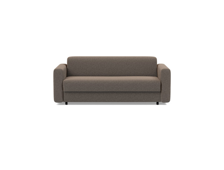 Canapea extensibila Killian, saltea Spring Mattress 140x195 cm, tesatura la alegere #material_530-boucl-taupe