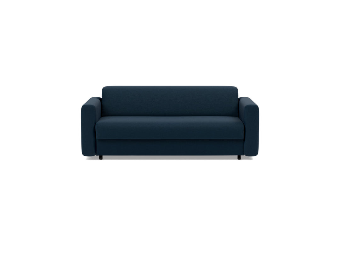 Canapea extensibila Killian, saltea Spring Mattress 140x195 cm, tesatura la alegere #material_528-mixed-dance-blue