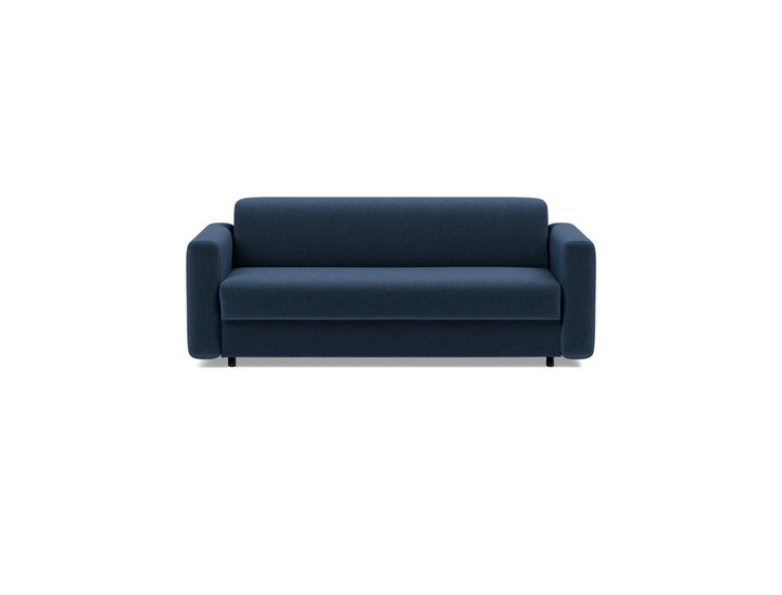 Canapea extensibila Killian, saltea Dual Mattress 140x195 cm, tesatura la alegere #material_414-esina-indigo-blue