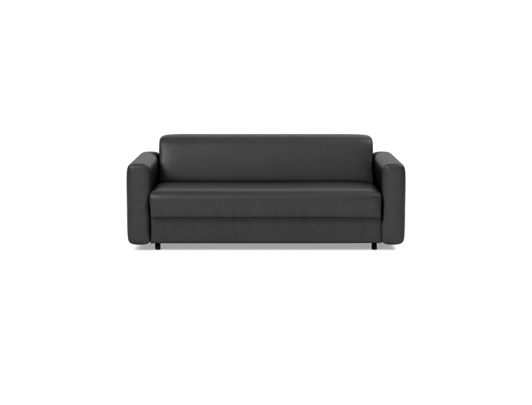 Canapea extensibila Killian, saltea Spring Mattress 140x195 cm, tesatura la alegere #material_550-faunal-black