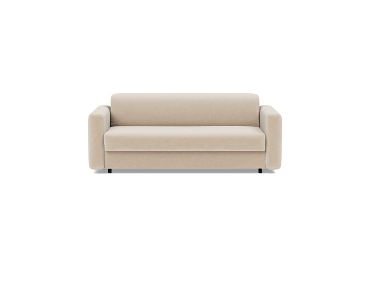 Canapea extensibila Killian, saltea Dual Mattress 140x195 cm, tesatura la alegere #material_410-esina-almond