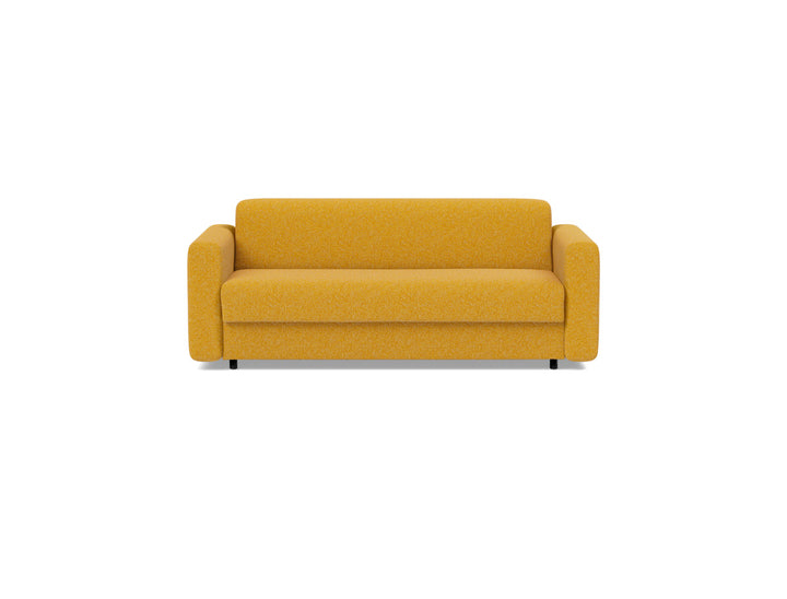 Canapea extensibila Killian, saltea Spring Mattress 140x195 cm, tesatura la alegere #material_536-boucl-ochre