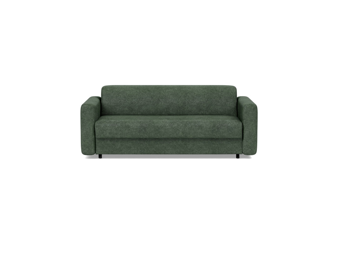 Canapea extensibila Killian, saltea Dual Mattress 140x195 cm, tesatura la alegere #material_281-avella-pine-green