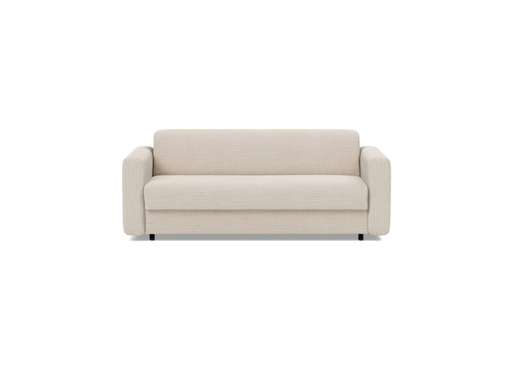 Canapea extensibila Killian, saltea Spring Mattress 140x195 cm, tesatura la alegere #material_612-blida-sand-grey