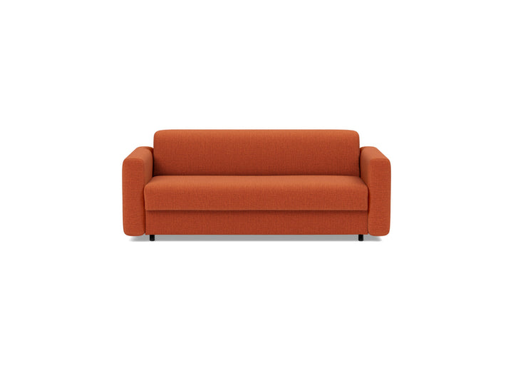 Canapea extensibila Killian, saltea Dual Mattress 140x195 cm, tesatura la alegere #material_412-esina-rust-orange