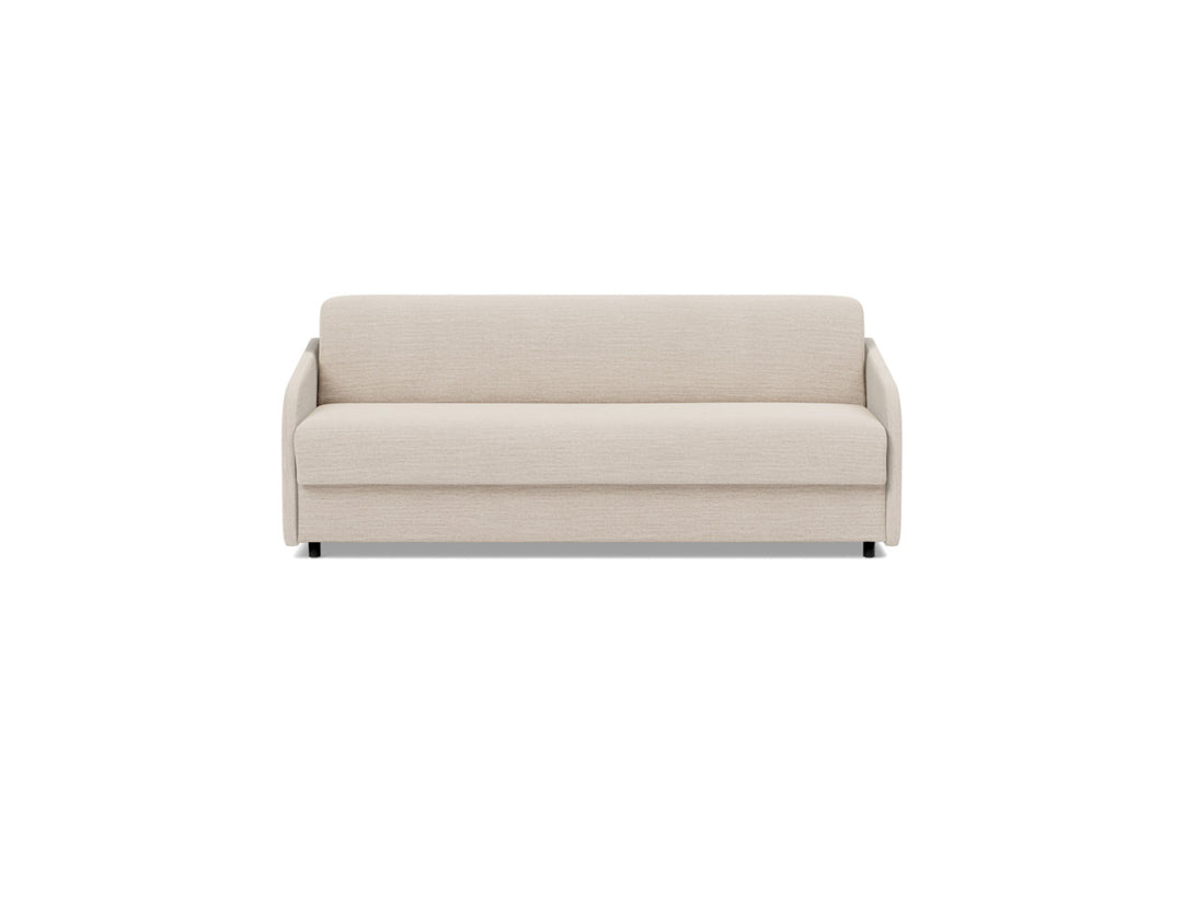 Canapea extensibila Eivor Spring Mattress 160x195cm, tesatura la alegere #material_612-blida-sand-grey