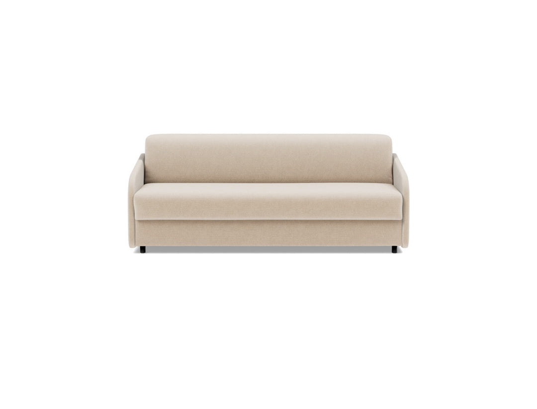 Canapea extensibila Eivor Spring Mattress 160x195cm, tesatura la alegere #material_410-esina-almond