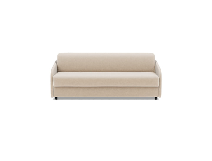 Canapea extensibila Eivor Spring Mattress 160x195cm, tesatura la alegere #material_410-esina-almond