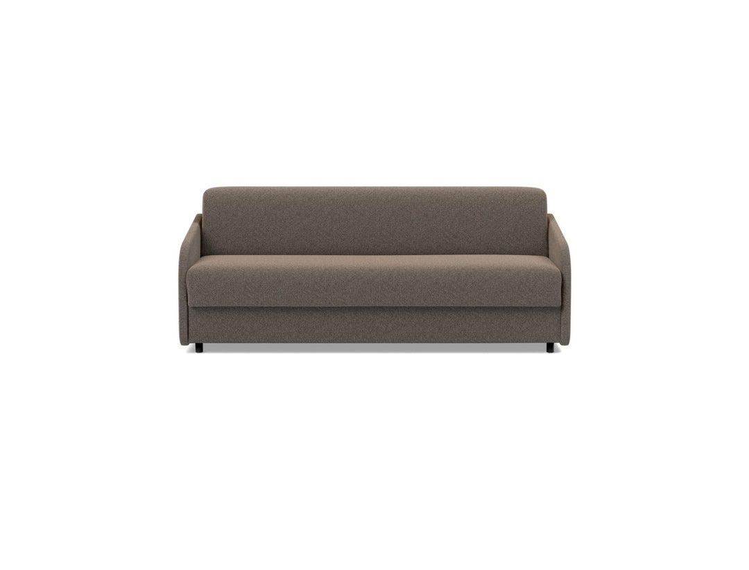 Canapea extensibila Eivor Spring Mattress 160x195cm, tesatura la alegere #material_530-boucl-taupe