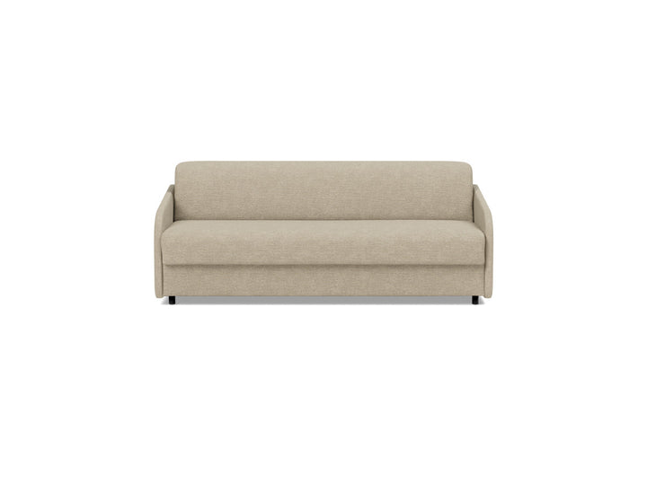 Canapea extensibila Eivor Spring Mattress 160x195cm, tesatura la alegere #material_356-taura-sand