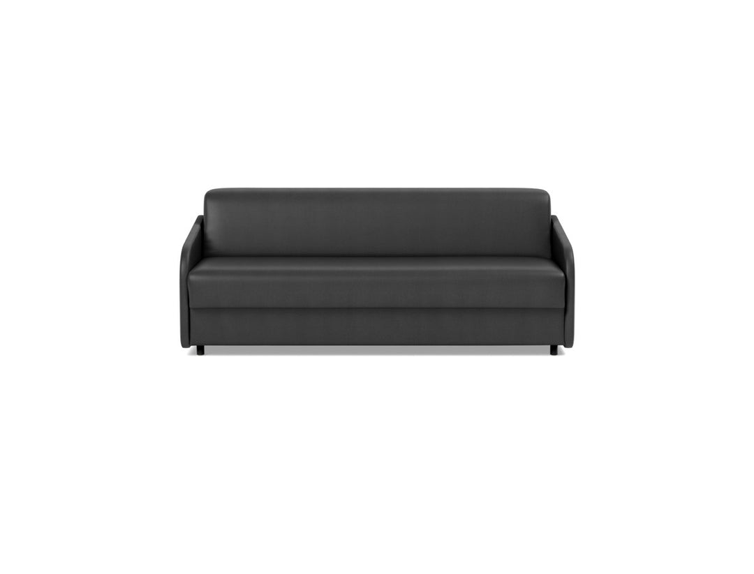 Canapea extensibila Eivor Spring Mattress 160x195cm, tesatura la alegere #material_550-faunal-black