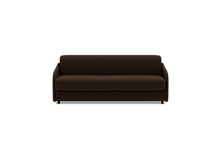 Canapea extensibila Eivor Dual Mattress 160x195cm, tesatura la alegere #material_358-taura-chocco