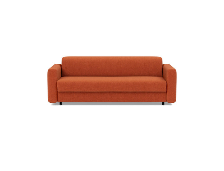Canapea extensibila Killian, saltea Dual Mattress 160x195 cm, tesatura la alegere #material_412-esina-rust-orange
