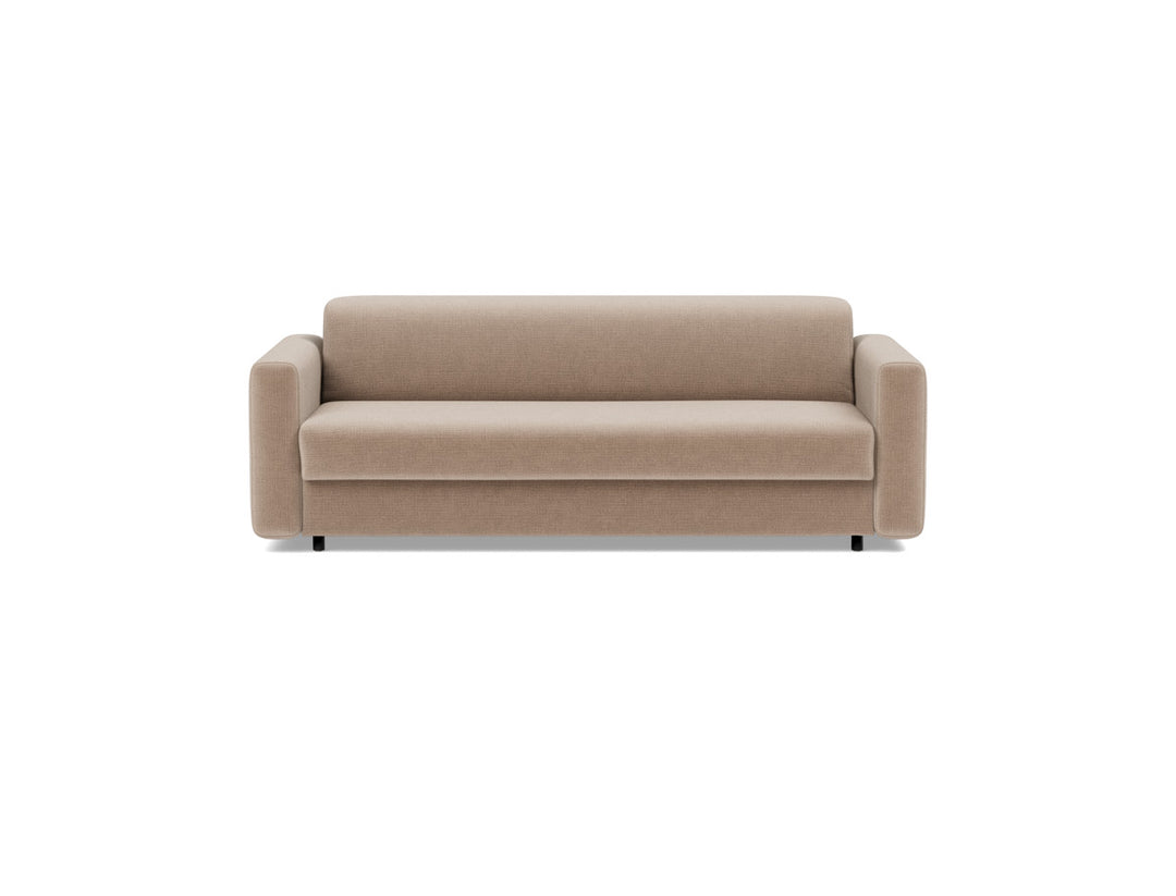 Canapea extensibila Killian, saltea Dual Mattress 160x195 cm, tesatura la alegere #material_417-esina-mocha