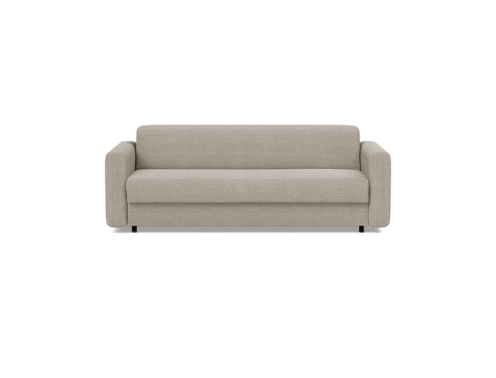 Canapea extensibila Killian, saltea Dual Mattress 160x195 cm, tesatura la alegere #material_579-kenya-gravel