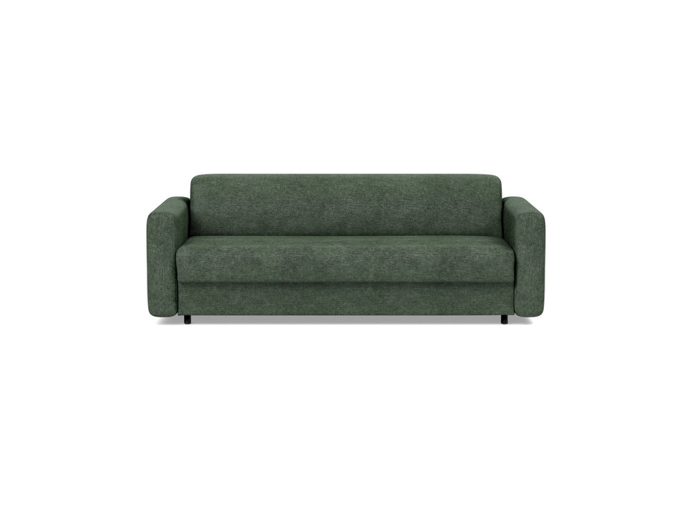 Canapea extensibila Killian, saltea Dual Mattress 160x195 cm, tesatura la alegere #material_281-avella-pine-green
