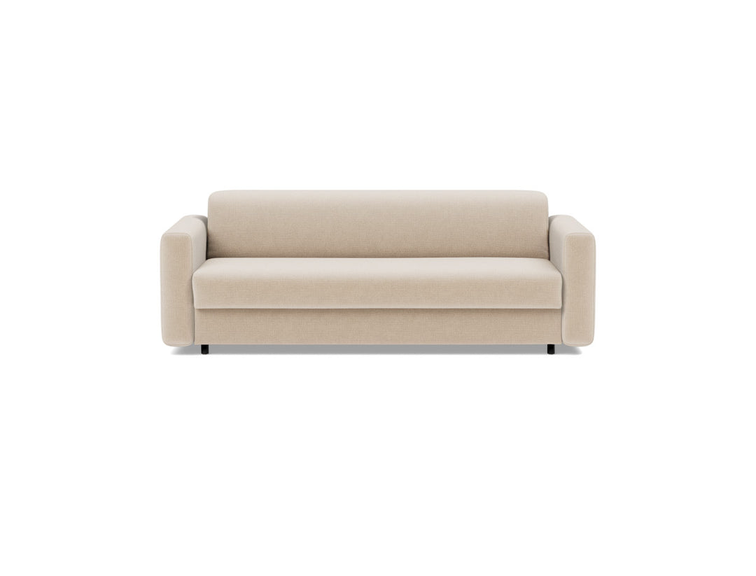 Canapea extensibila Killian, saltea Dual Mattress 160x195 cm, tesatura la alegere #material_410-esina-almond