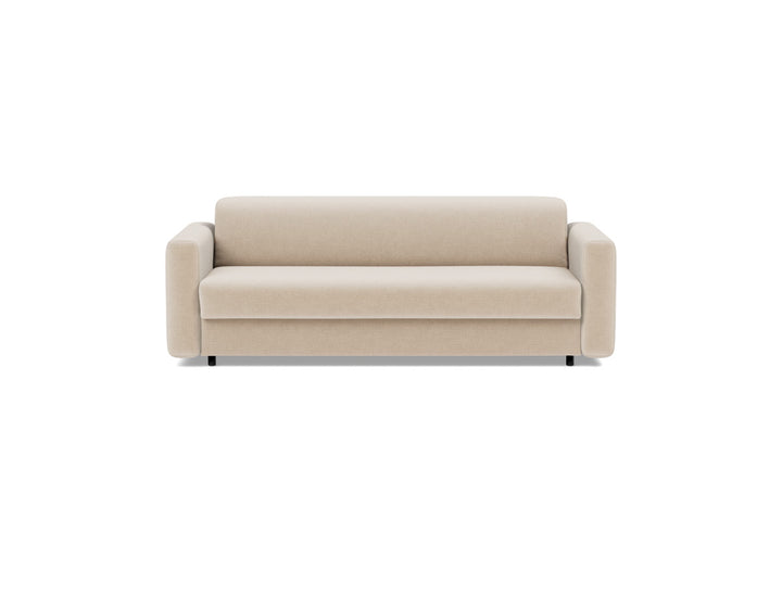 Canapea extensibila Killian, saltea Dual Mattress 160x195 cm, tesatura la alegere #material_410-esina-almond