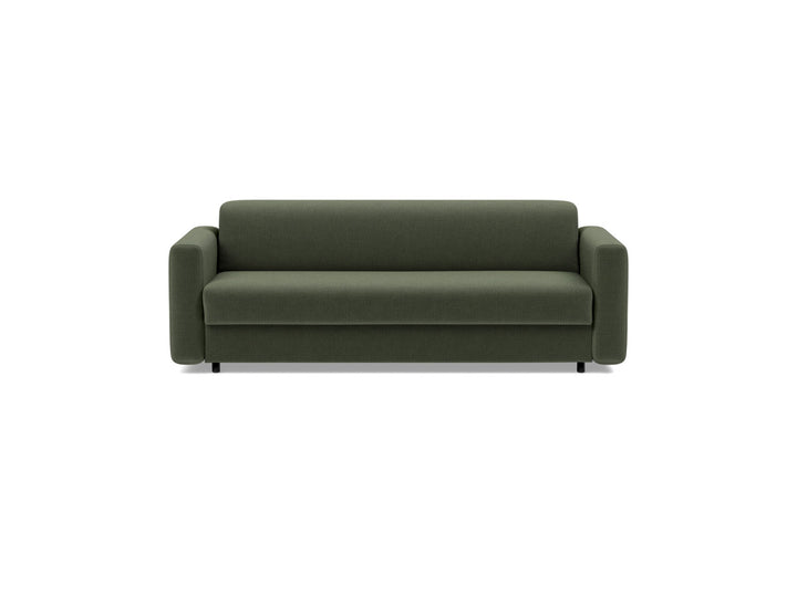 Canapea extensibila Killian, saltea Dual Mattress 160x195 cm, tesatura la alegere #material_413-esina-olive-green