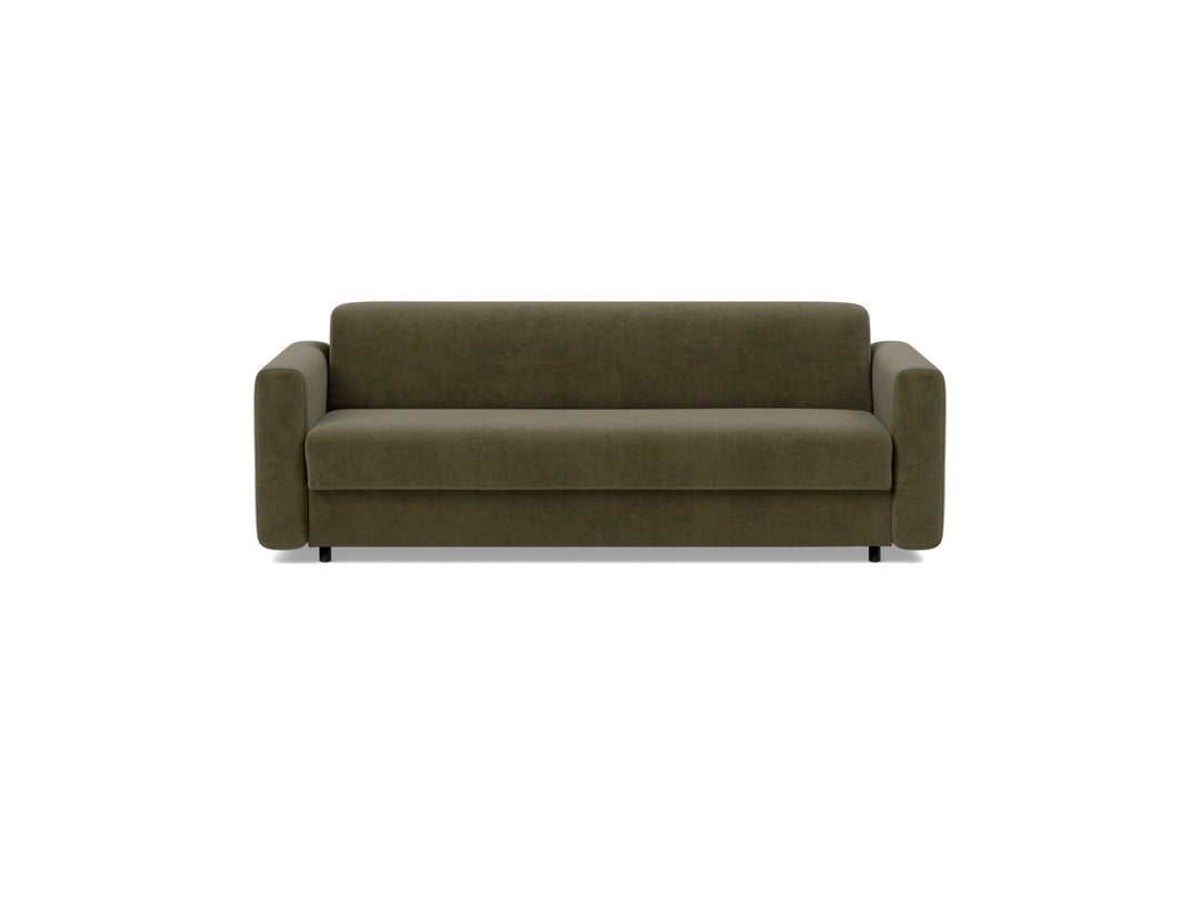 Canapea extensibila Killian, saltea Dual Mattress 160x195 cm, tesatura la alegere #material_316-cordufine-pine-green