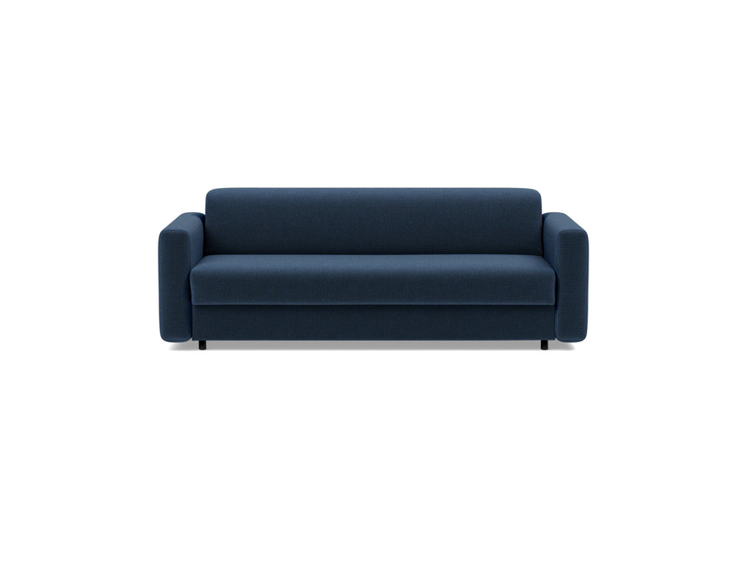 Canapea extensibila Killian, saltea Spring Mattress 160x195 cm, tesatura la alegere #material_414-esina-indigo-blue