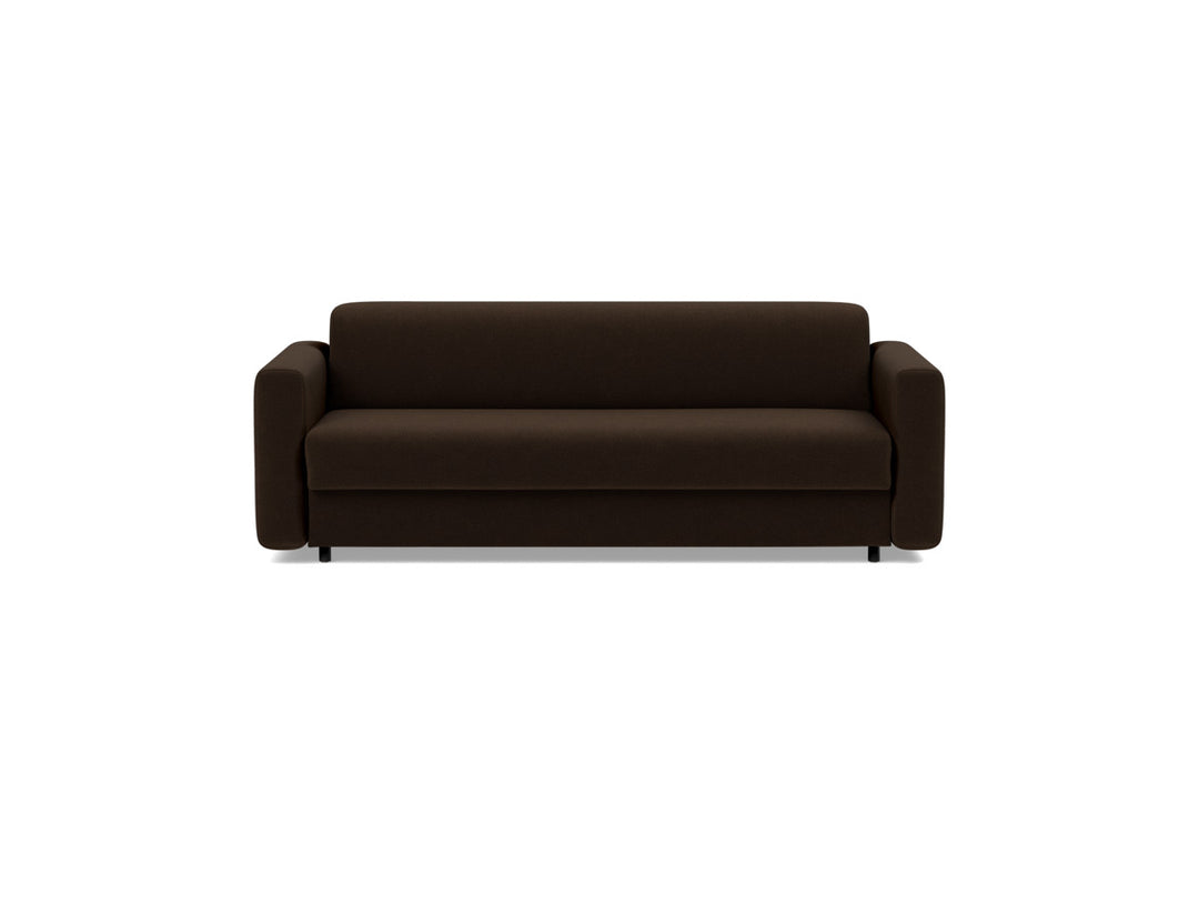 Canapea extensibila Killian, saltea Dual Mattress 160x195 cm, tesatura la alegere #material_358-taura-chocco