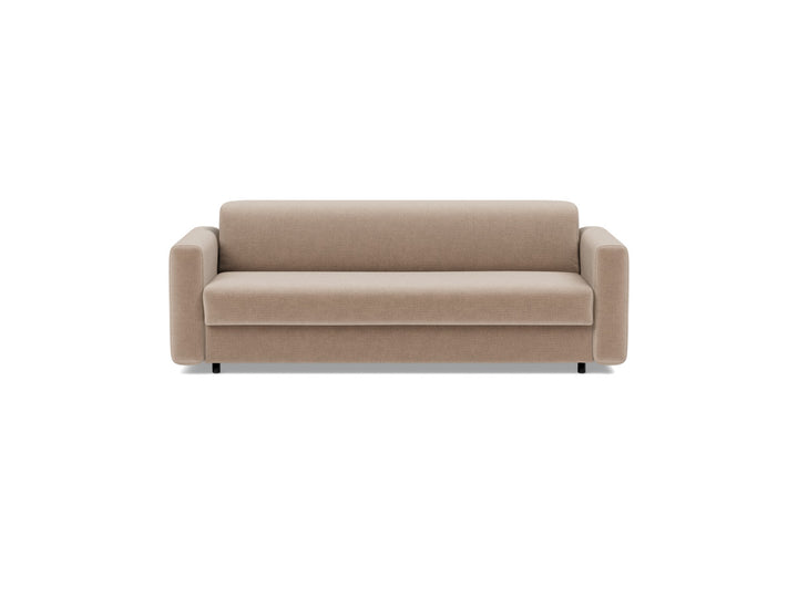 Canapea extensibila Killian, saltea Spring Mattress 160x195 cm, tesatura la alegere #material_417-esina-mocha