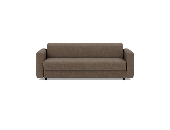 Canapea extensibila Killian, saltea Dual Mattress 160x195 cm, tesatura la alegere #material_411-esina-cedar-brown