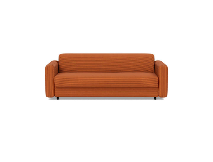 Canapea extensibila Killian, saltea Dual Mattress 160x195 cm, tesatura la alegere #material_595-corduroy-burnt-orange