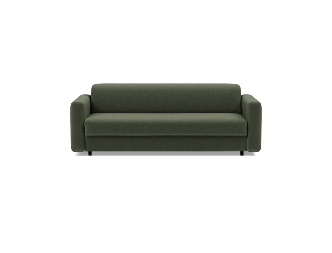Canapea extensibila Killian, saltea Spring Mattress 160x195 cm, tesatura la alegere #material_413-esina-olive-green