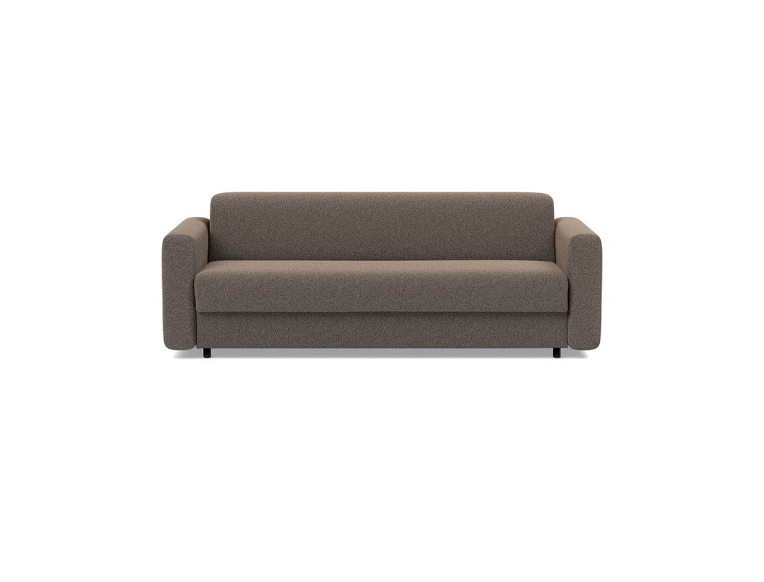 Canapea extensibila Killian, saltea Spring Mattress 160x195 cm, tesatura la alegere #material_530-boucl-taupe