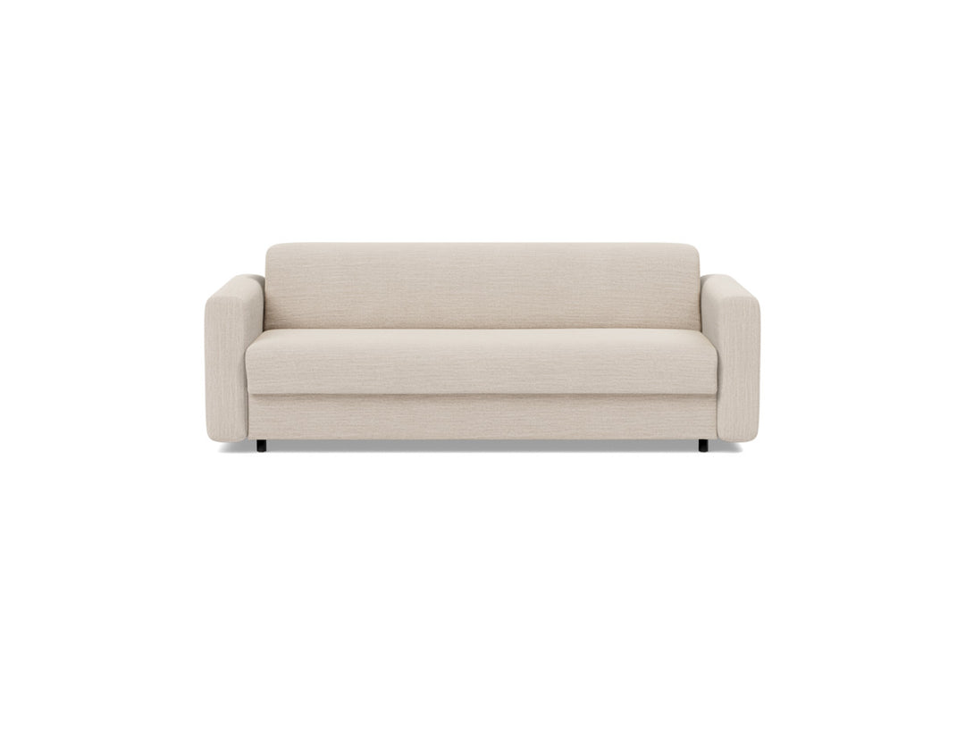 Canapea extensibila Killian, saltea Dual Mattress 160x195 cm, tesatura la alegere #material_612-blida-sand-grey