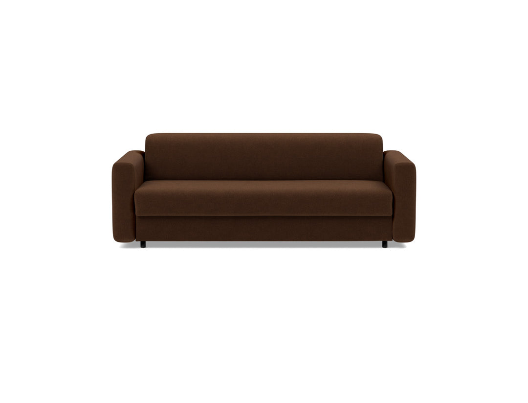 Canapea extensibila Killian, saltea Spring Mattress 160x195 cm, tesatura la alegere #material_359-taura-cappuccino