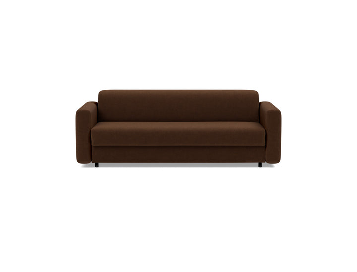 Canapea extensibila Killian, saltea Spring Mattress 160x195 cm, tesatura la alegere #material_359-taura-cappuccino