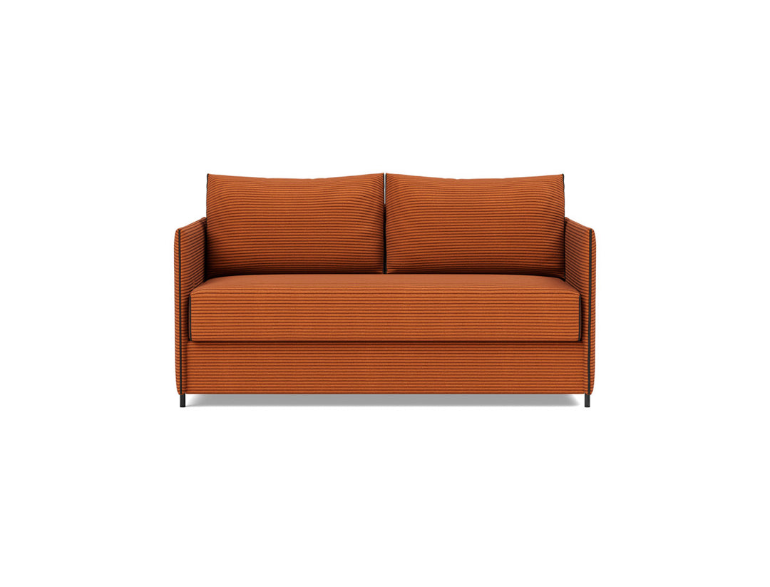Canapea extensibila Luoma 140 x 200cm, tesatura la alegere #material_595-corduroy-burnt-orange
