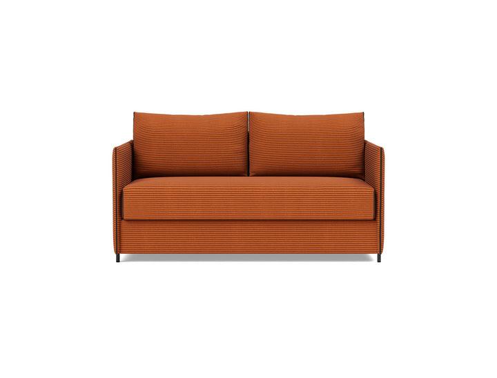 Canapea extensibila Luoma 140 x 200cm, tesatura la alegere #material_595-corduroy-burnt-orange