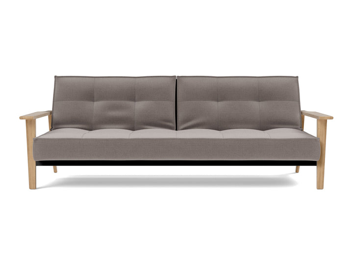 Canapea extensibila Splitback Frej Oak 115x210cm, tesatura la alegere #material_418-esina-truffle