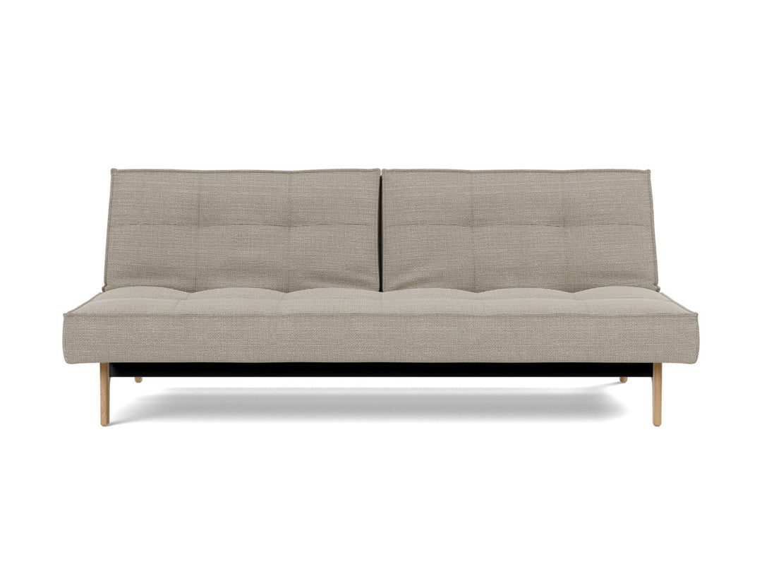 Canapea extensibila Splitback Eik Oak, tesatura la alegere #material_579-kenya-gravel