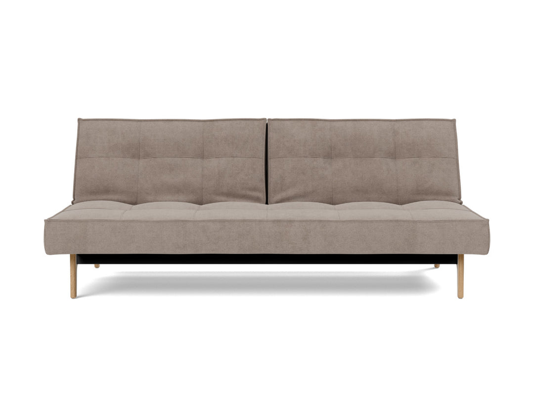 Canapea extensibila Splitback Eik Oak, tesatura la alegere #material_318-cordufine-beige