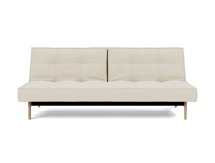 Canapea extensibila Splitback Eik Oak, tesatura la alegere #material_594-corduroy-ivory