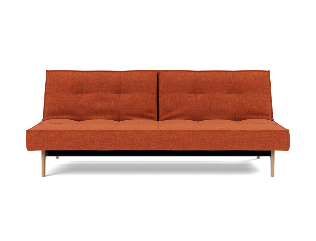 Canapea extensibila Splitback Eik Oak, tesatura la alegere #material_412-esina-rust-orange