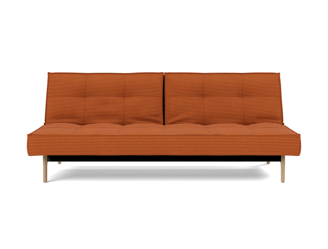 Canapea extensibila Splitback Eik Oak, tesatura la alegere #material_595-corduroy-burnt-orange