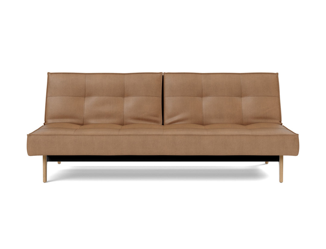 Canapea extensibila Splitback Eik Oak, tesatura la alegere #material_551-faunal-brown