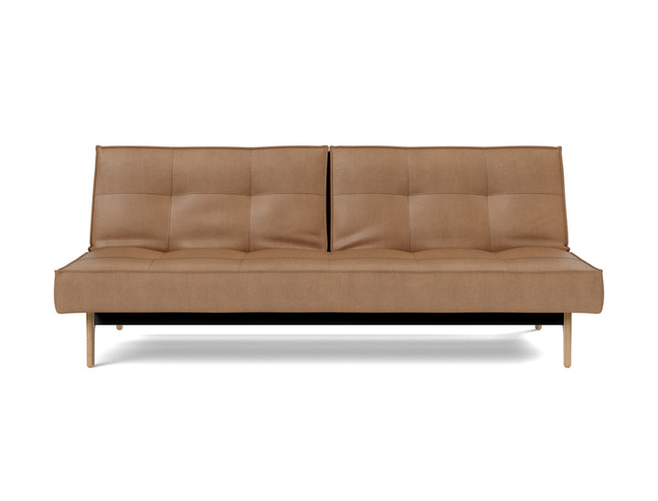 Canapea extensibila Splitback Eik Oak, tesatura la alegere #material_551-faunal-brown