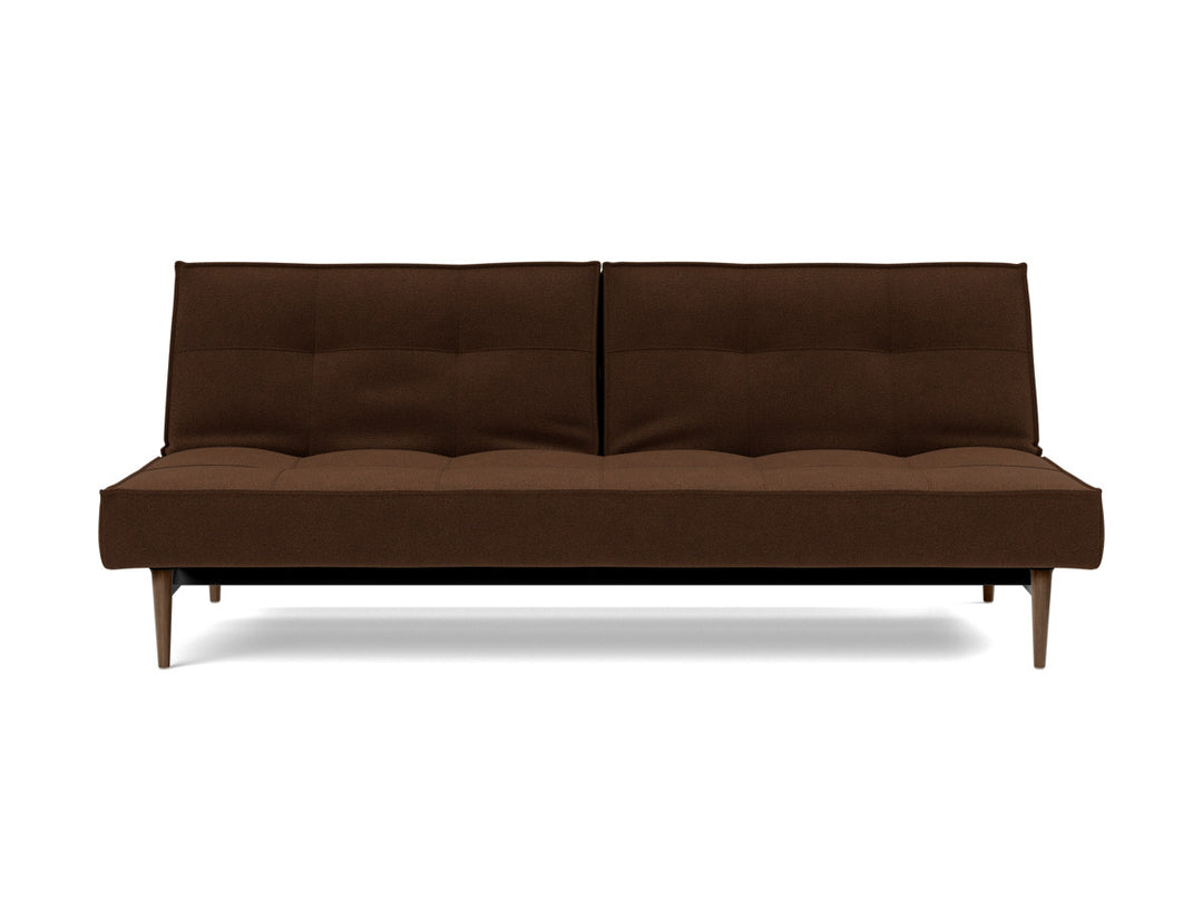 Canapea extensibila Splitback Styletto Dark Wood 115x210cm, tesatura la alegere #material_359-taura-cappuccino